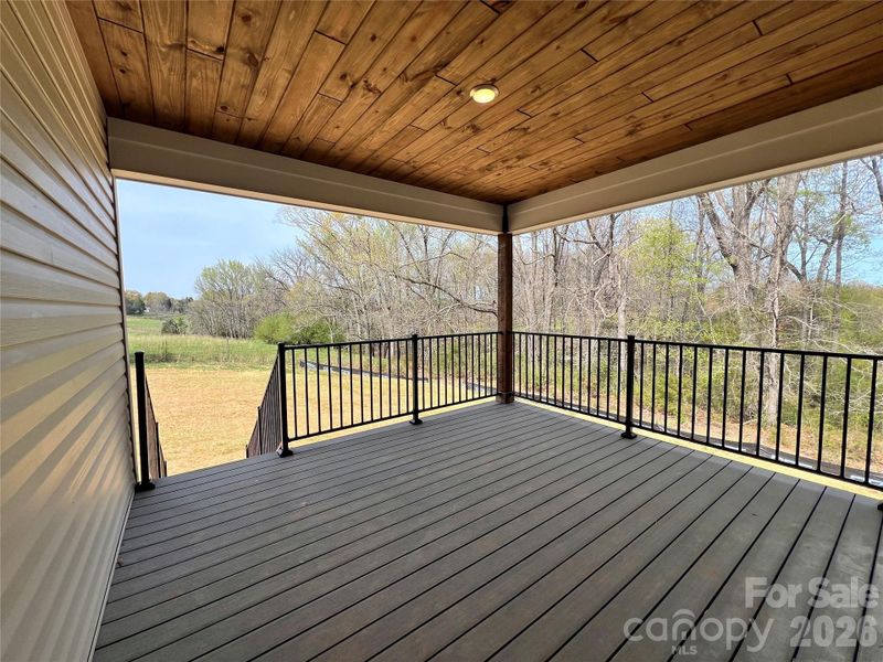 Rear Covered Porch off of dining area Rear Covered Porch off of dining area