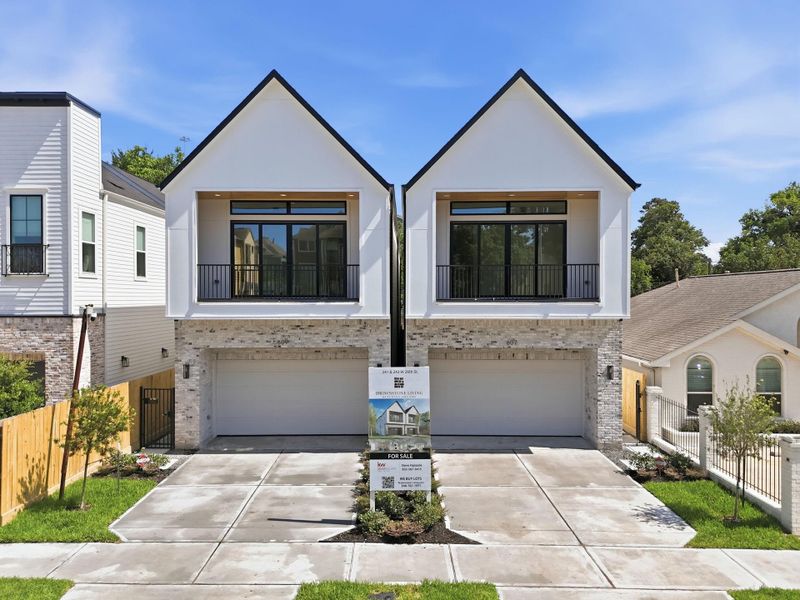 Front exterior of a new home in , Houston, TX, highlighting curb appeal (Image 2).