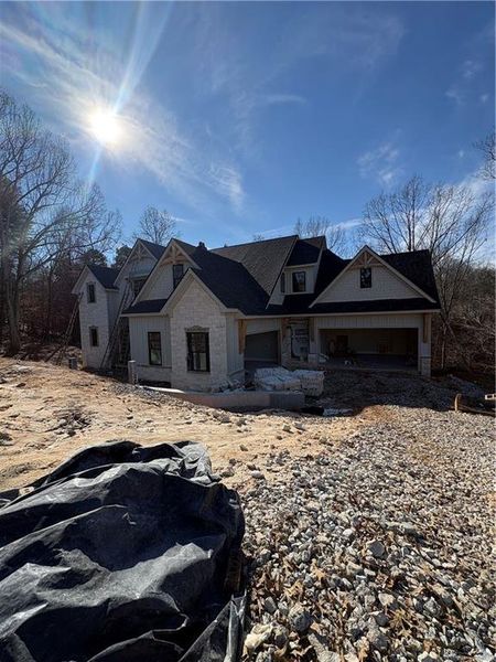 In-progress construction of a new home in , Gainesville, GA (Image 48).