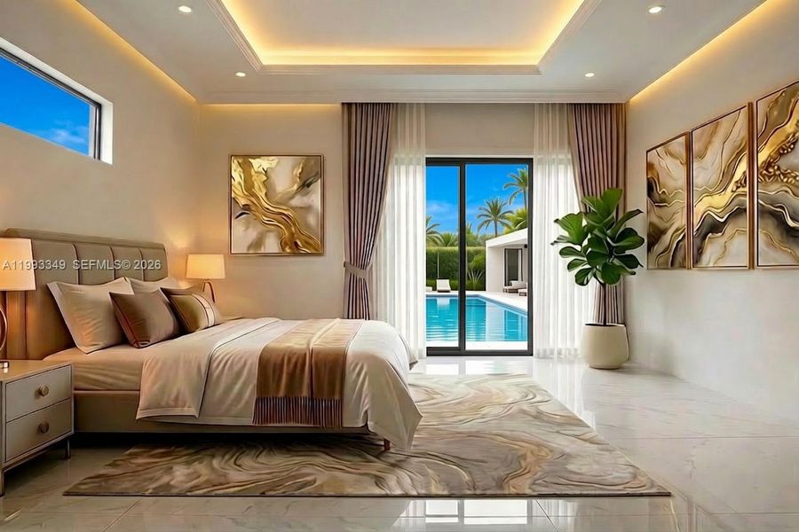 Furnished interior view inside a new home in , Oakland Park (Image 9).