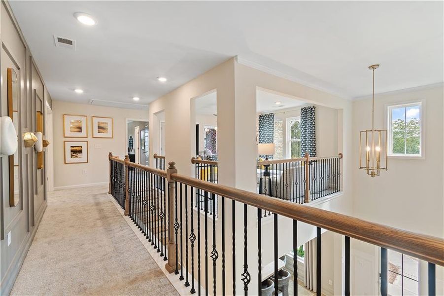 Furnished interior view inside a new home in Northcroft, Lawrenceville (Image 42).