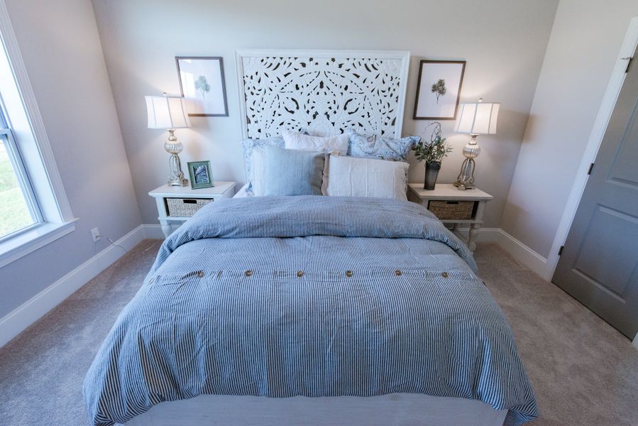 Representative furnished interior of a home built from the Helmsley by Bill Clark Homes in Sidbury Landing, Wilmington (Image 5).