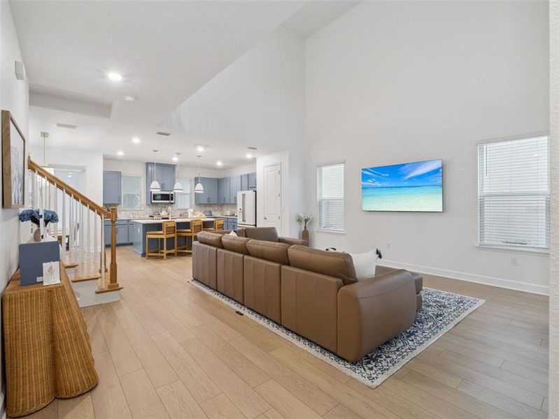 Furnished interior view inside a new home in Harvest at Ovation, Winter Garden (Image 30).