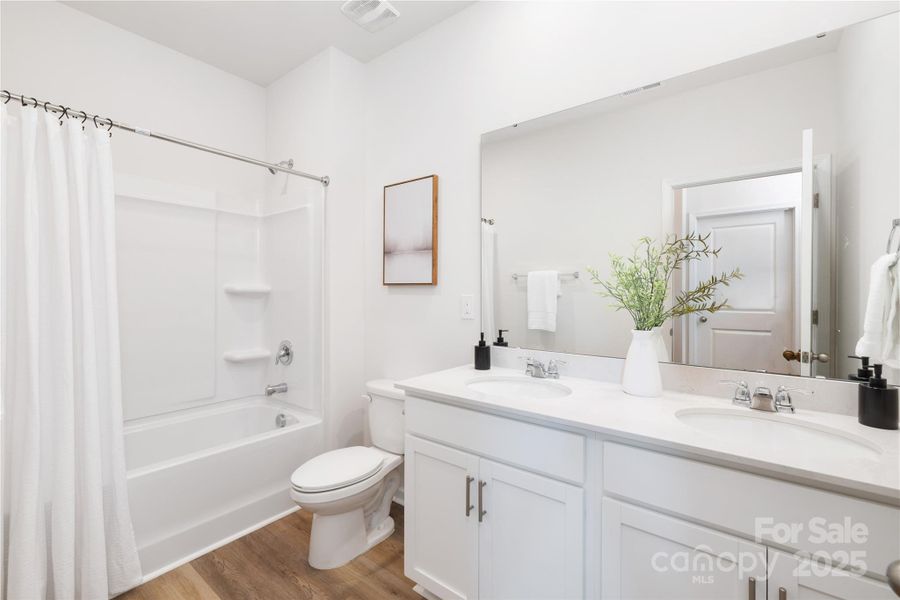 Furnished interior view inside a new home in Nolen Farm, Gastonia (Image 16). Furnished interior view inside a new home in Nolen Farm, Gastonia (Image 16).