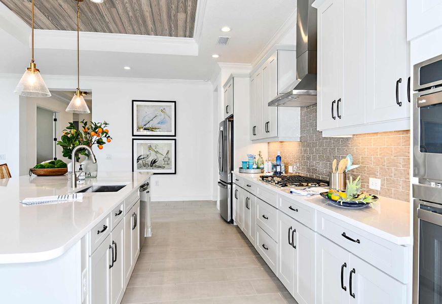 Furnished interior view inside a new home in Avelina, Venice (Image 36).