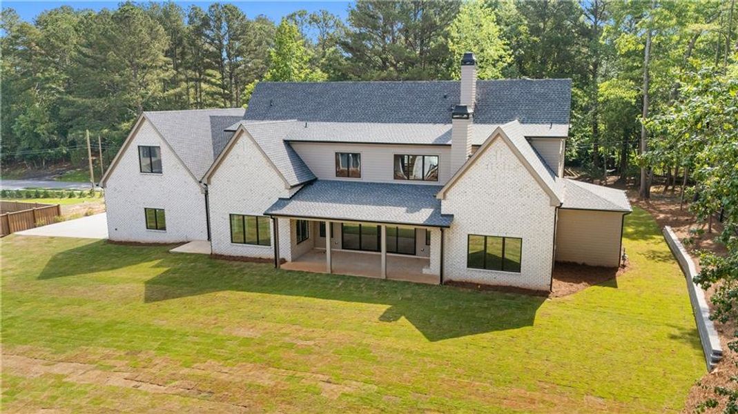 Exterior details and patio area of a home in , Suwanee (Image 31). Exterior details and patio area of a home in , Suwanee (Image 31).