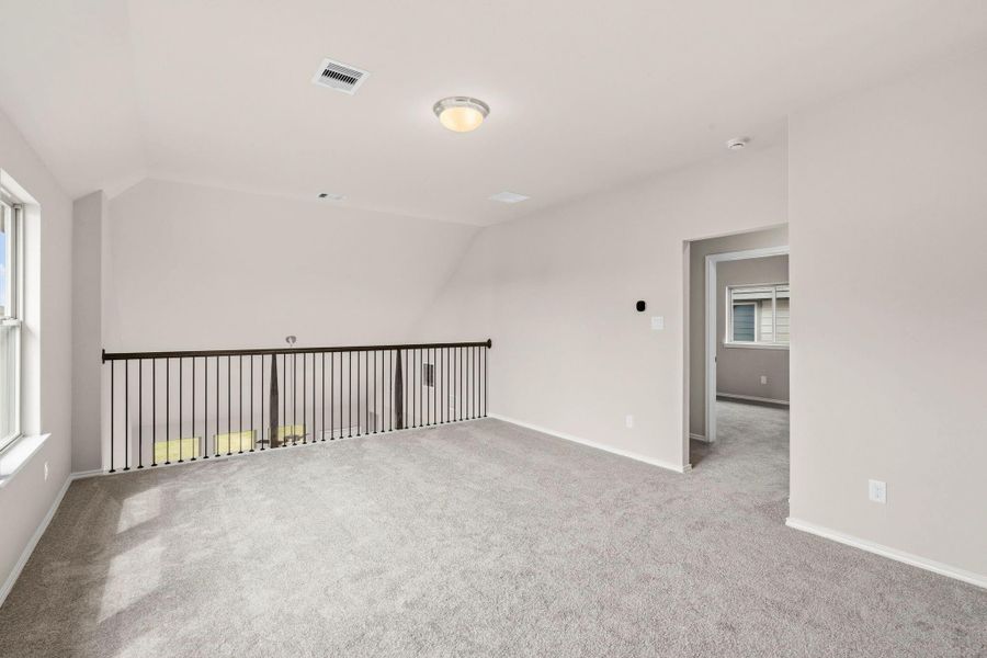 Spacious, unfurnished interior of a new home in Bridgeland, Cypress (Image 23).