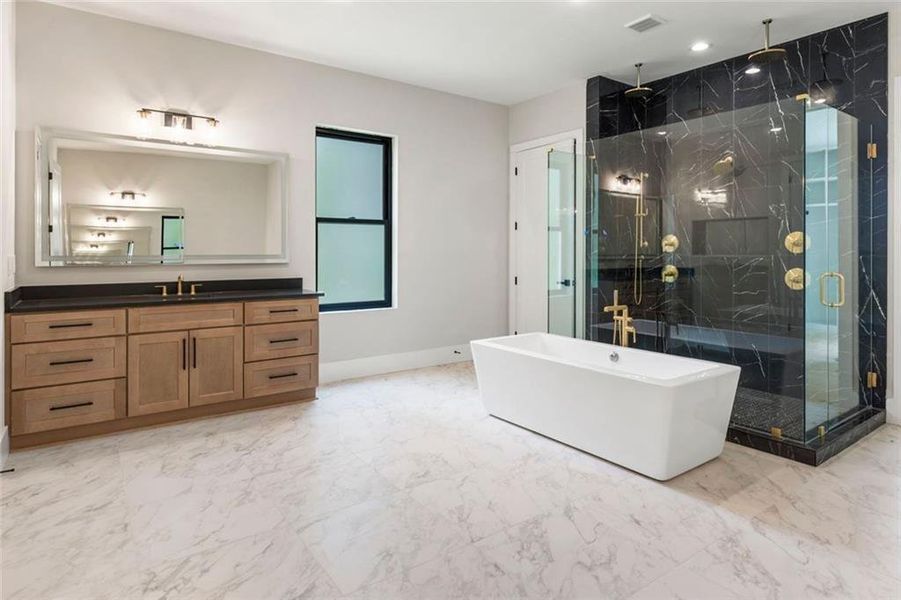 Furnished interior view inside a new home in , Milton (Image 9).