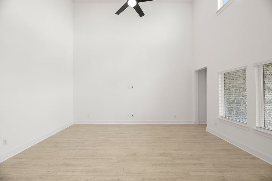 Representative unfurnished interior of a home built from the Courage by Rockwell Homes in Anna Ranch, Anna (Image 23). Representative unfurnished interior of a home built from the Courage by Rockwell Homes in Anna Ranch, Anna (Image 23).