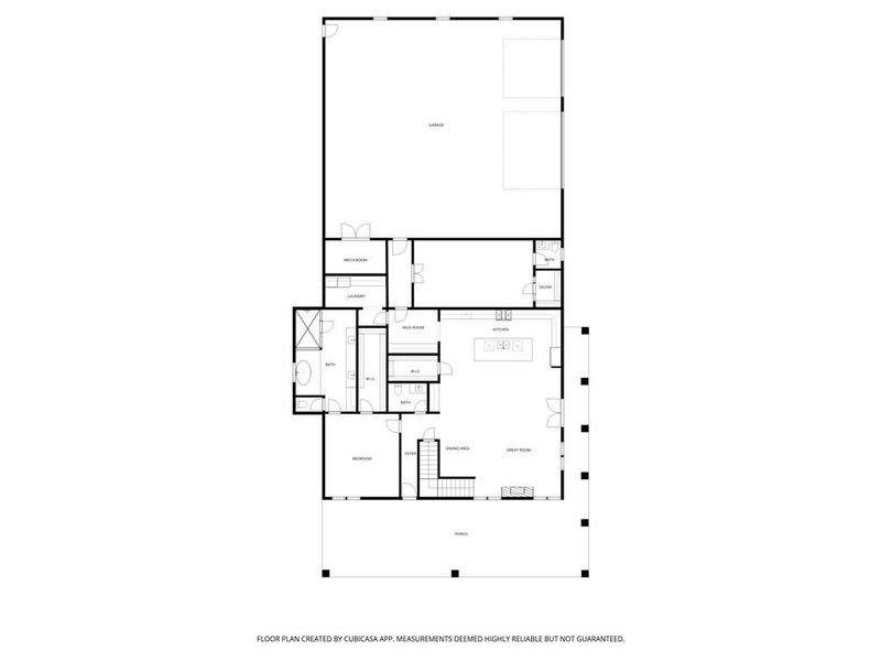 2D floor plan layout of this home in , Dahlonega, GA (Image 5).