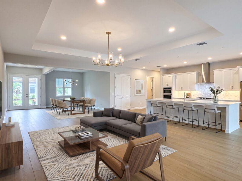 Furnished interior view inside a new home in River Preserve Estates, Parrish (Image 4).