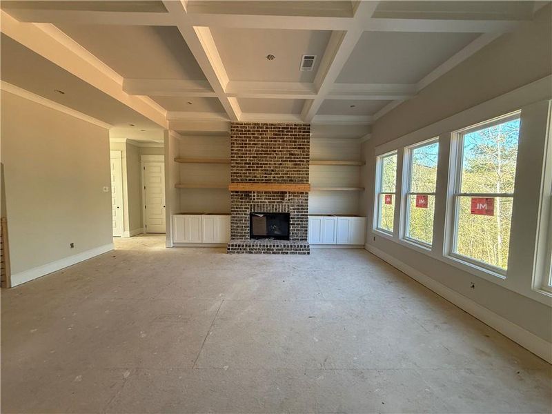 In-progress construction of a new home in , Hoschton, GA (Image 29).