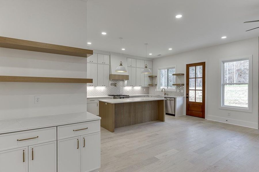 Furnished interior view inside a new home in , Flowery Branch (Image 8).