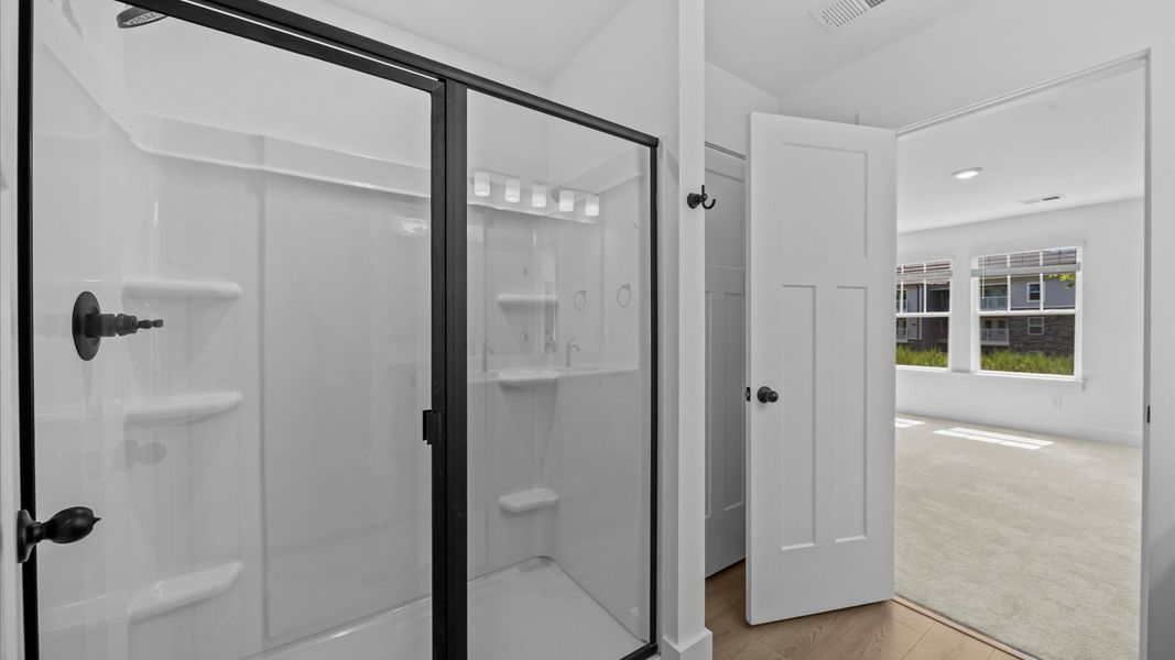 Furnished interior view inside a new home in Hickory Heights, Greenville (Image 25). Furnished interior view inside a new home in Hickory Heights, Greenville (Image 25).