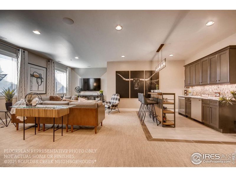 Furnished interior view inside a new home in , Broomfield (Image 12).