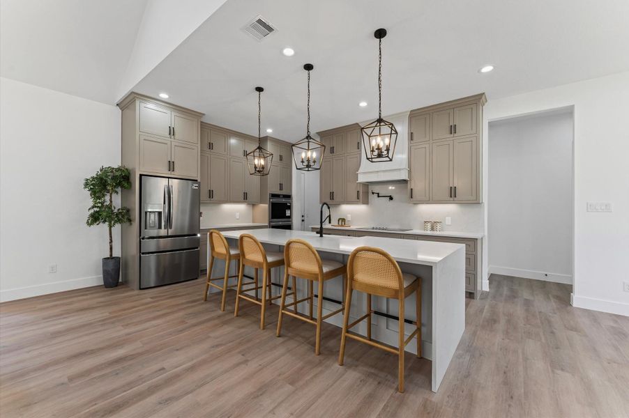 Furnished interior view inside a new home in , Conroe (Image 33).
