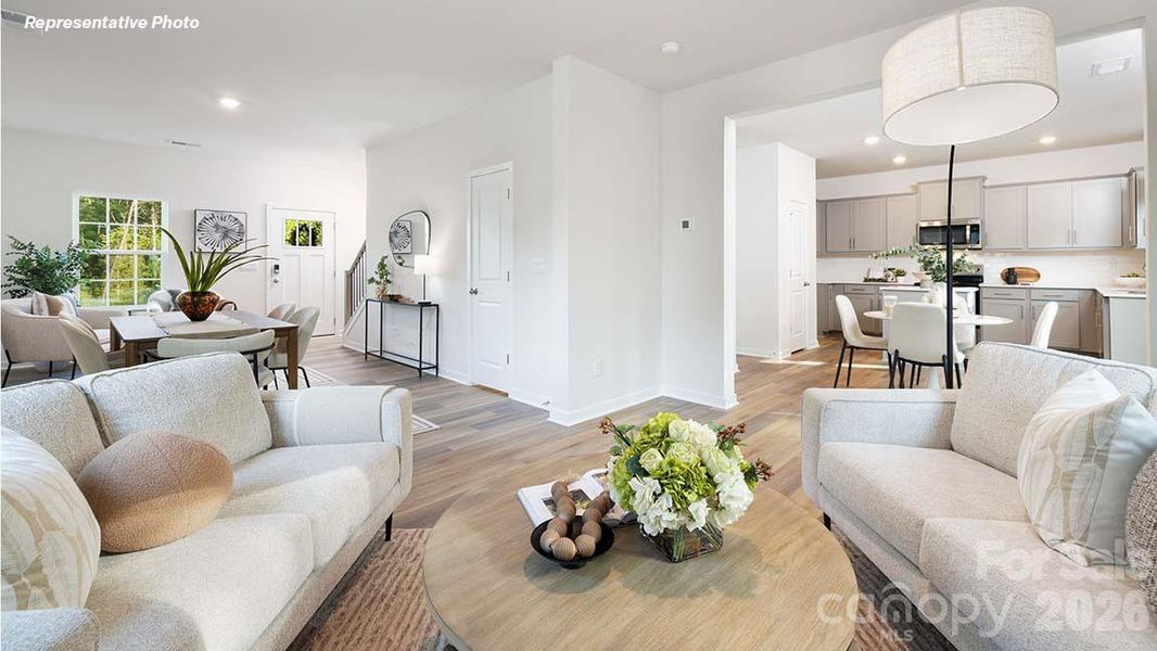 Furnished interior view inside a new home in Bristol Terrace, Statesville (Image 10).
