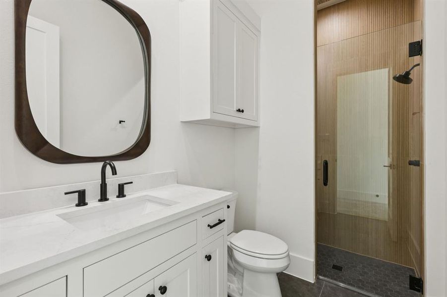 Furnished interior view inside a new home in , Weatherford (Image 11).