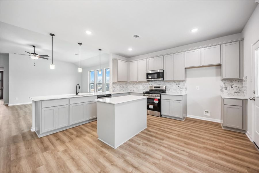 Furnished interior view inside a new home in Barton Place, Cleveland (Image 7).
