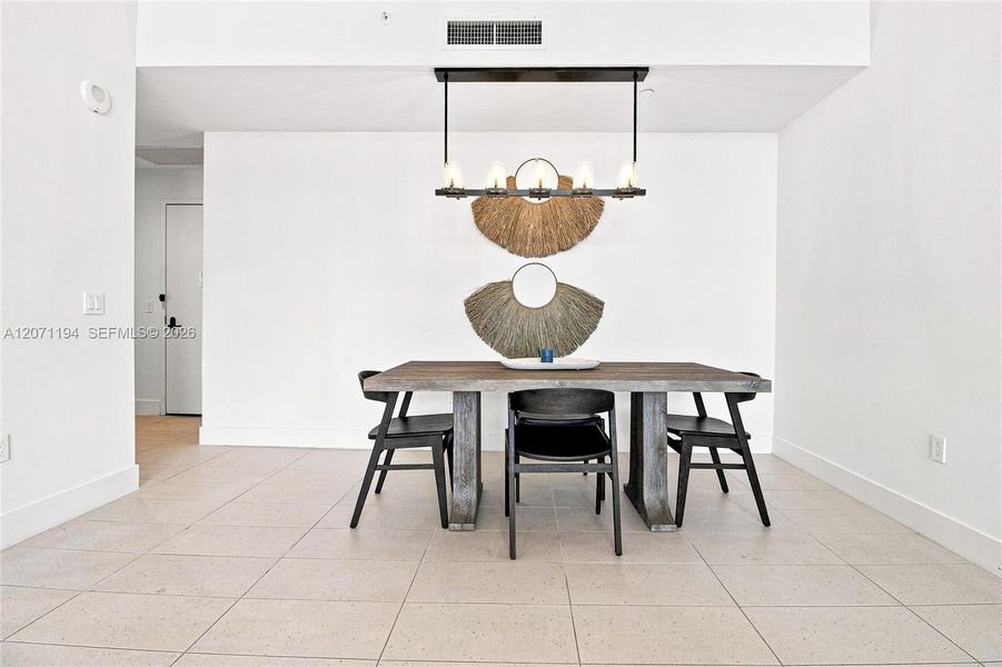Furnished interior view inside a new home in , Miami (Image 13).