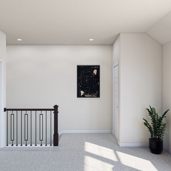 Representative unfurnished interior of a home built from the Fairfield by Tri Pointe Homes in Lagos Reserve, Manor (Image 22).