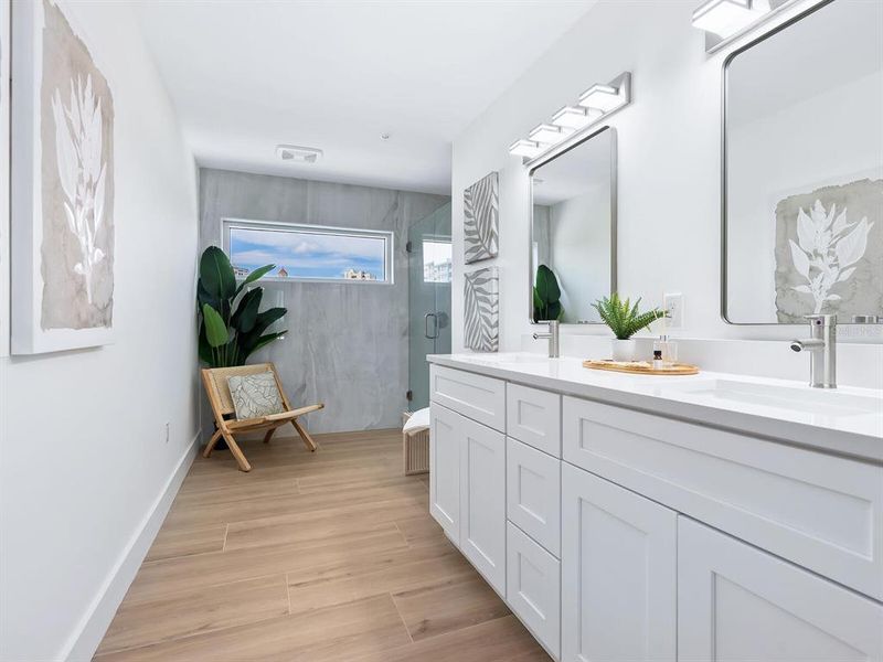 Furnished interior view inside a new home in , Sarasota (Image 46).