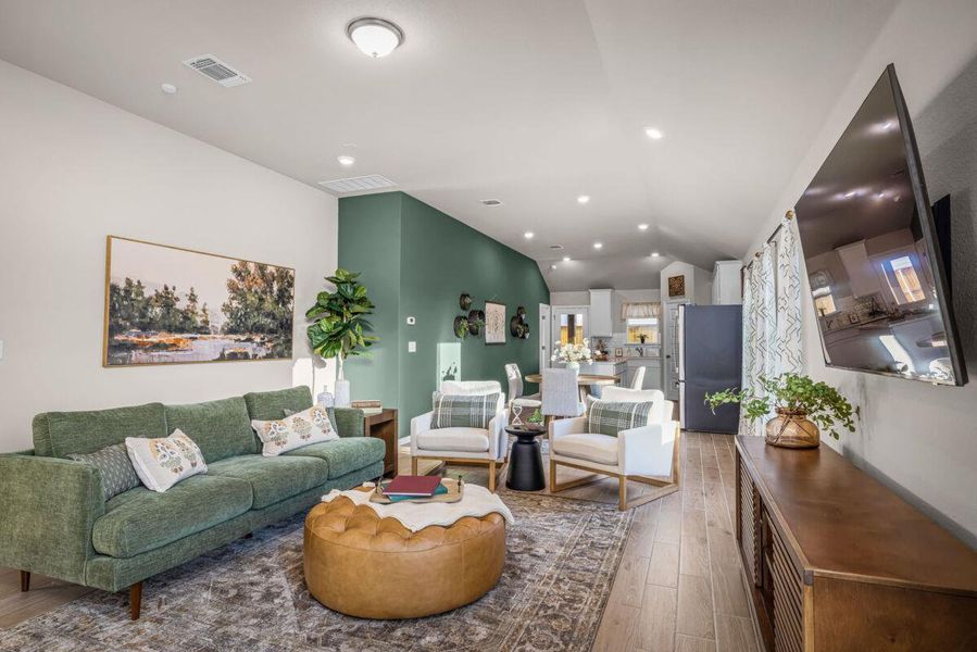 Furnished interior view inside a new home in Cool Water, Jarrell (Image 10). Furnished interior view inside a new home in Cool Water, Jarrell (Image 10).