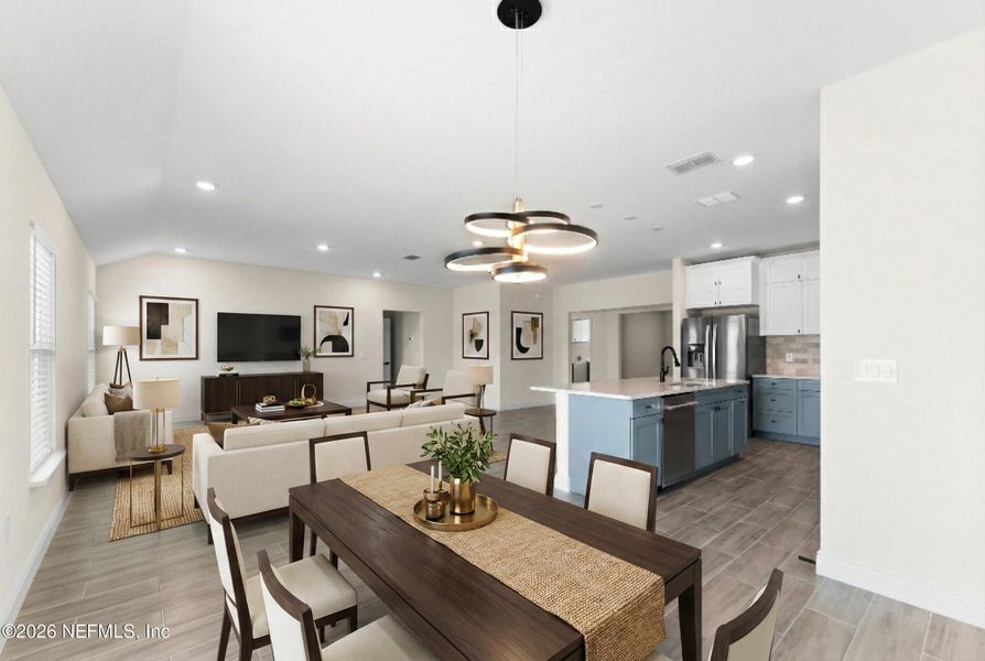 Furnished interior view inside a new home in , Ocala (Image 6).