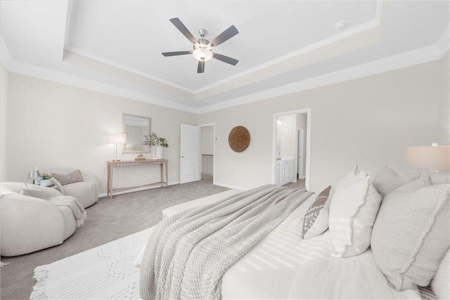 Furnished interior view inside a new home in River Rock, Ball Ground (Image 13).