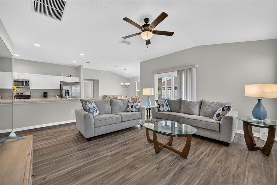 Furnished interior view inside a new home in , The Villages (Image 6).