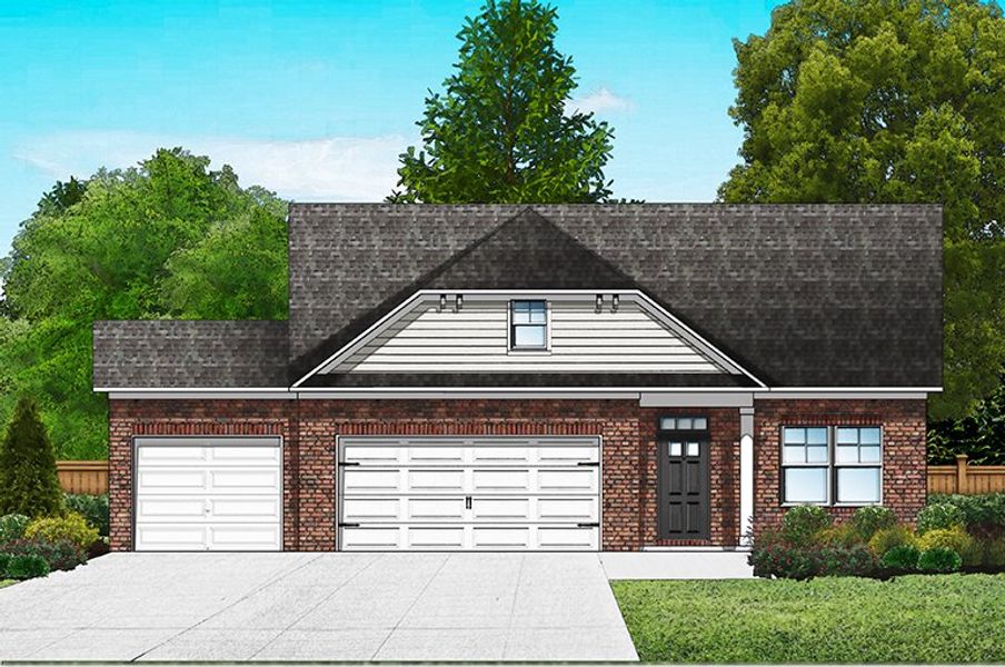 Elevation A2 w/ 3 Car Garage Elevation A2 w/ 3 Car Garage