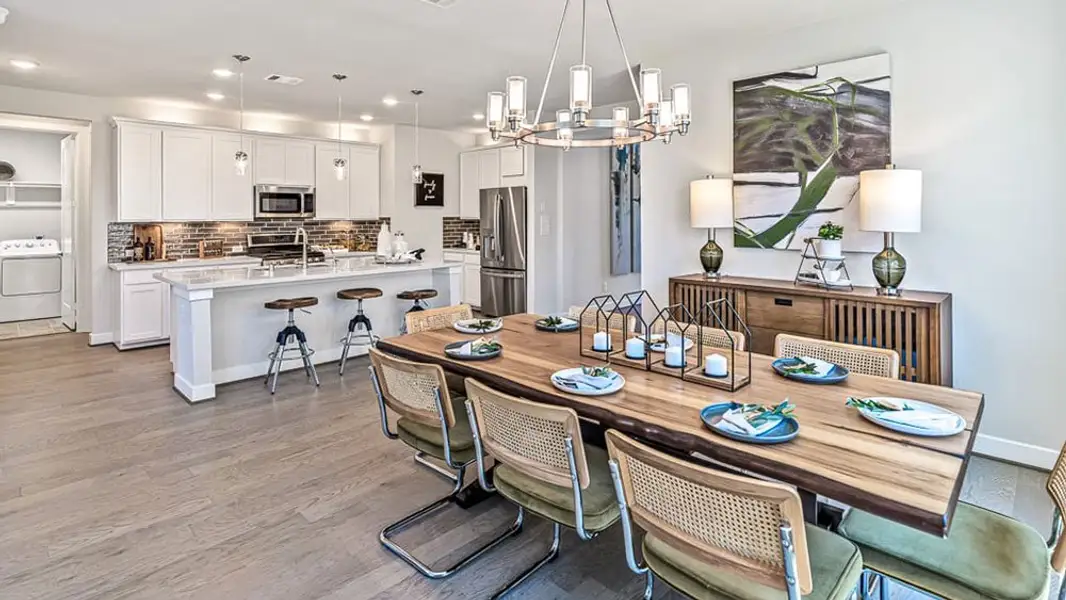 Furnished interior view inside a new home in Trillium, Richmond (Image 20).