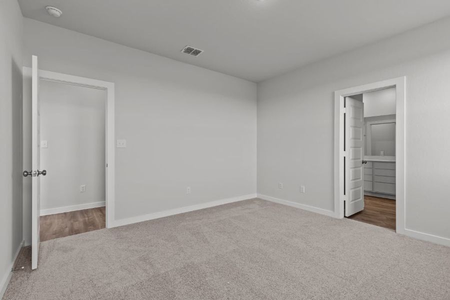 A room with white walls.