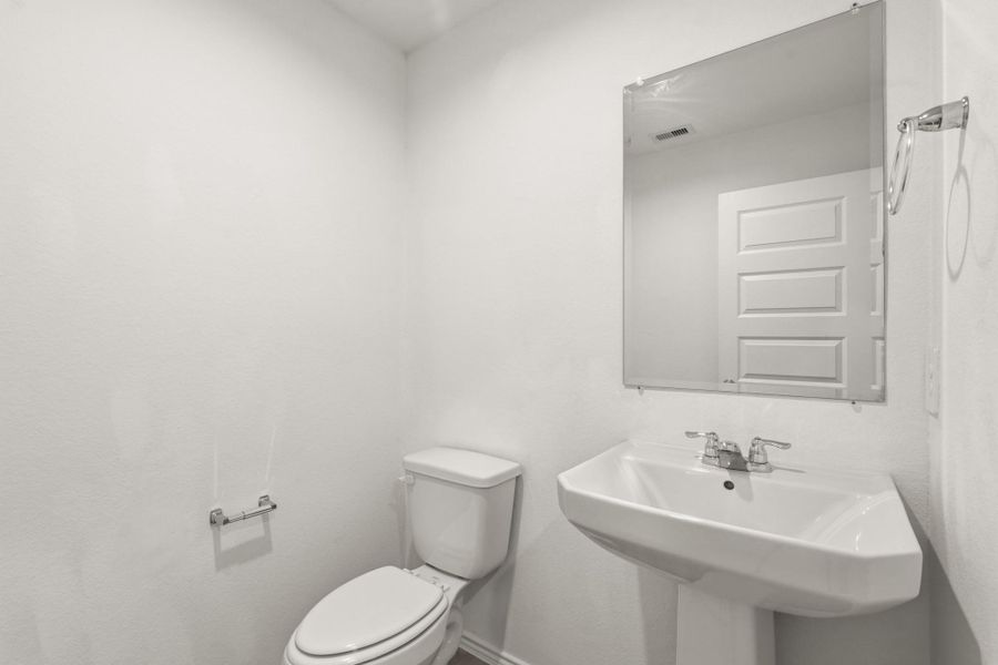 Half bath for guests!