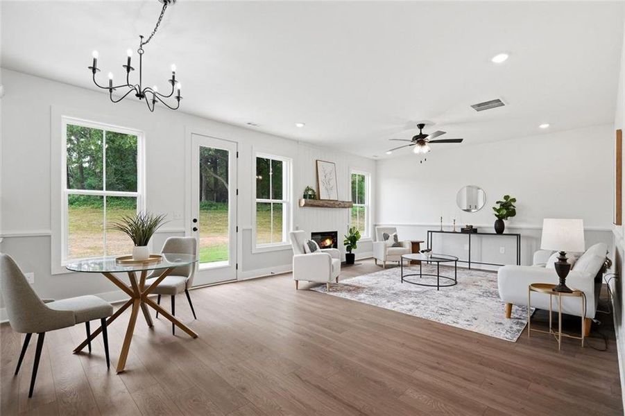 Furnished interior view inside a new home in , Mansfield (Image 34).