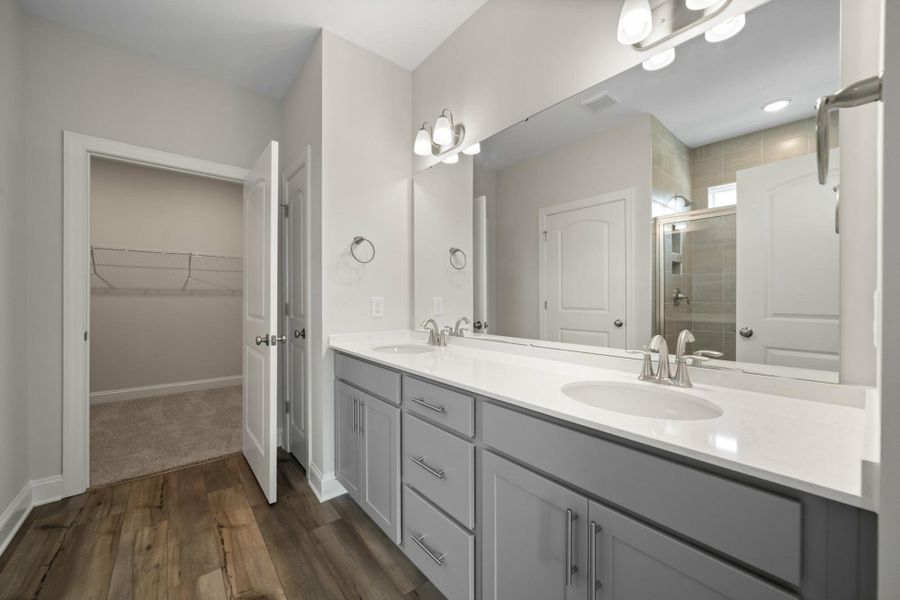 Furnished interior view inside a new home in Hopewell Garden, Winston-Salem (Image 11).