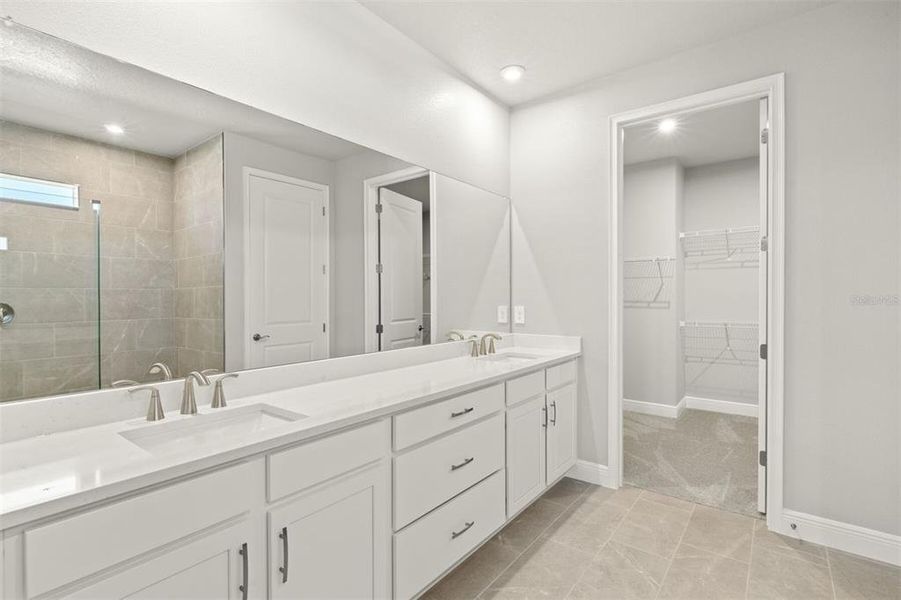 Furnished interior view inside a new home in Brightmore at Wellen Park, Venice (Image 9).