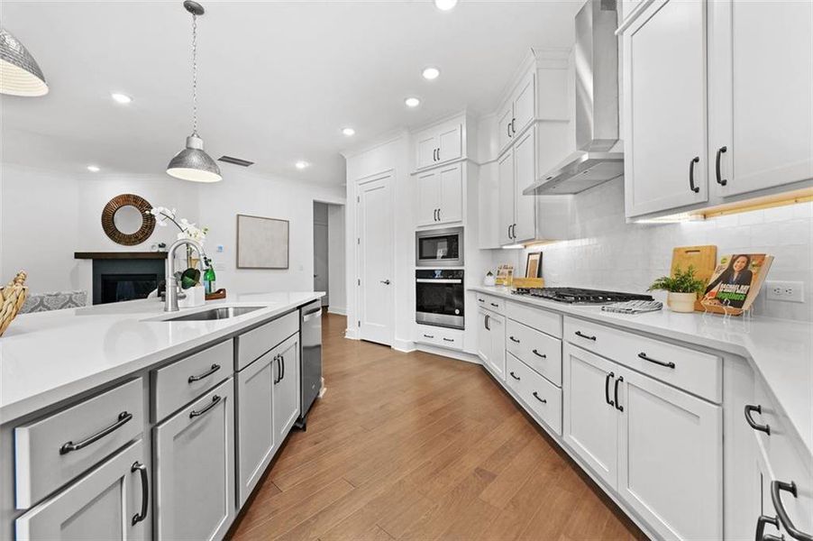 Furnished interior view inside a new home in , Flowery Branch (Image 15).