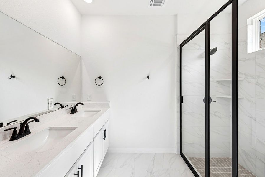 Furnished interior view inside a new home in University Heights, Round Rock (Image 14).