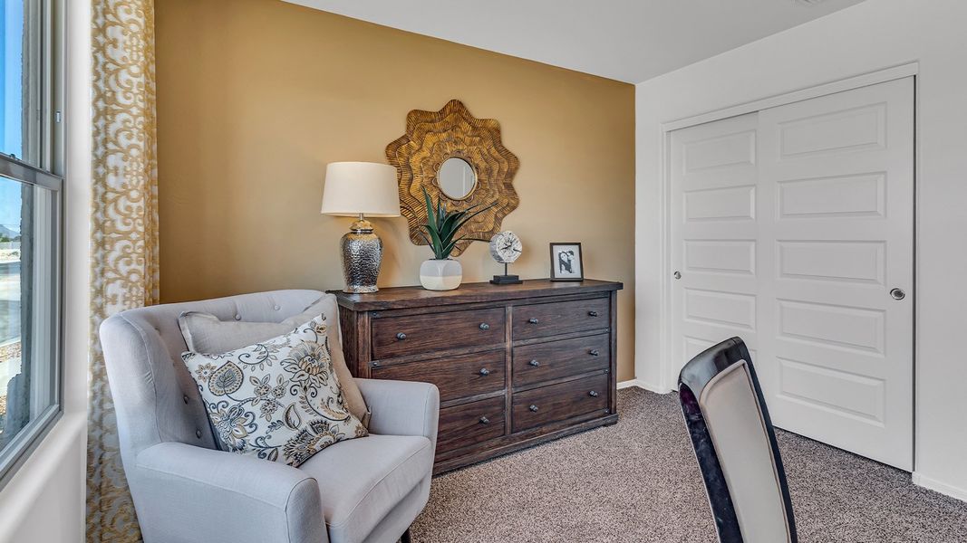 Furnished interior view inside a new home in Senita Crossing, Tucson (Image 49).