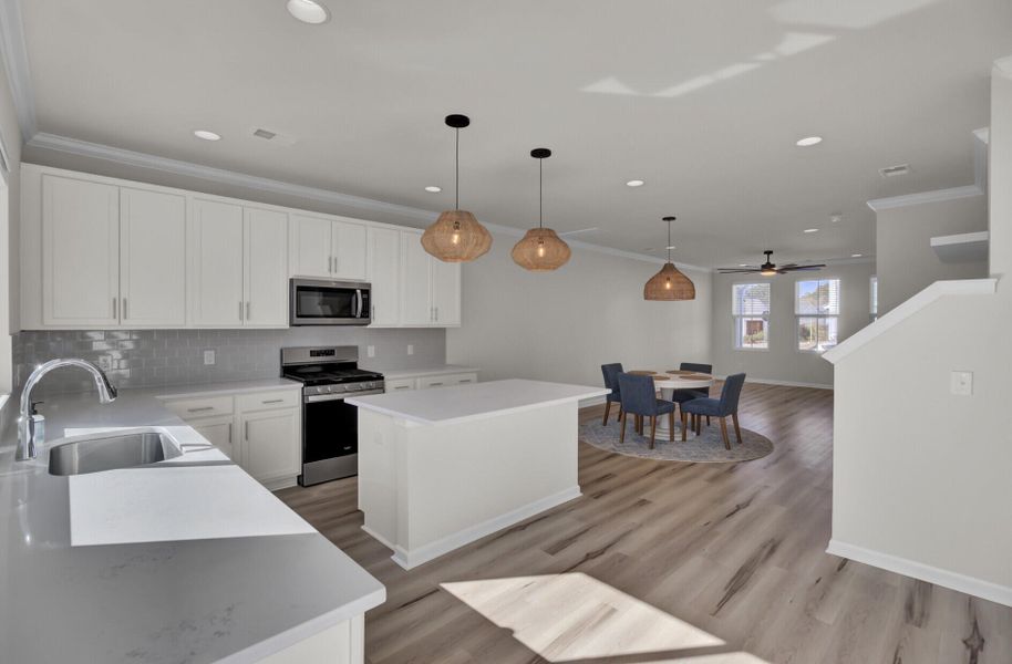 Furnished interior view inside a new home in , Summerville (Image 12).