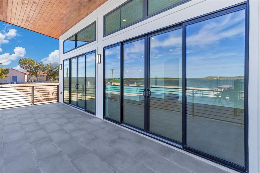 Exterior details and patio area of a home in , Graford (Image 1). Exterior details and patio area of a home in , Graford (Image 1).