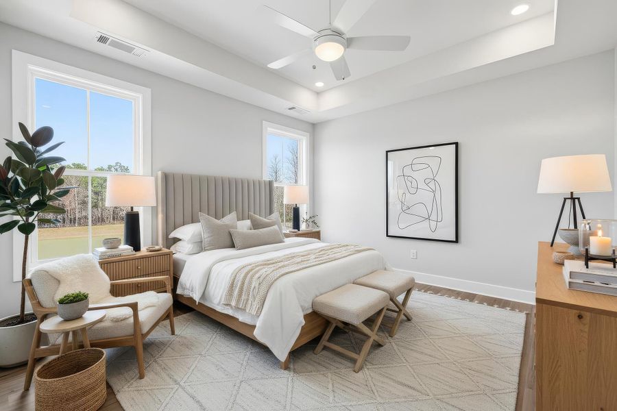 Furnished interior view inside a new home in Wildflower, Chattanooga (Image 7). Furnished interior view inside a new home in Wildflower, Chattanooga (Image 7).