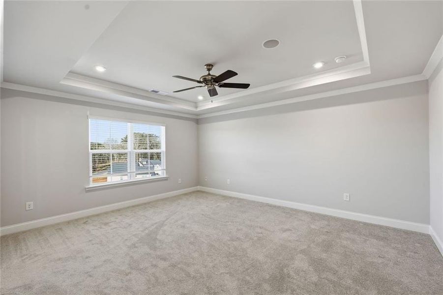 Spacious, unfurnished interior of a new home in Berkeley Mill, Cumming (Image 37).