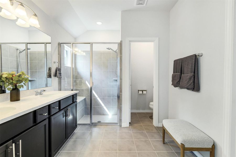 Furnished interior view inside a new home in Bridgeland Creekland Village, Cypress (Image 23). Furnished interior view inside a new home in Bridgeland Creekland Village, Cypress (Image 23).