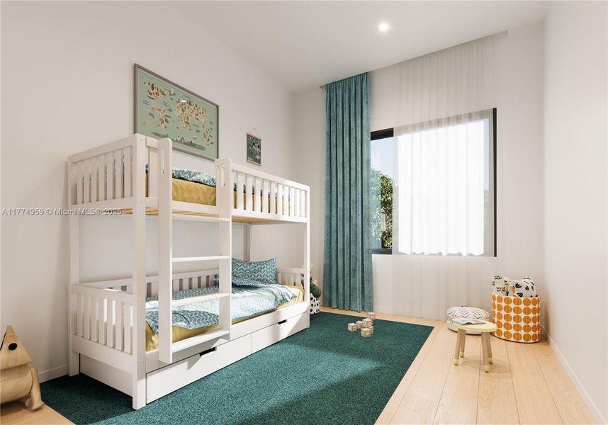 Rendering of additional bedroom Rendering of additional bedroom