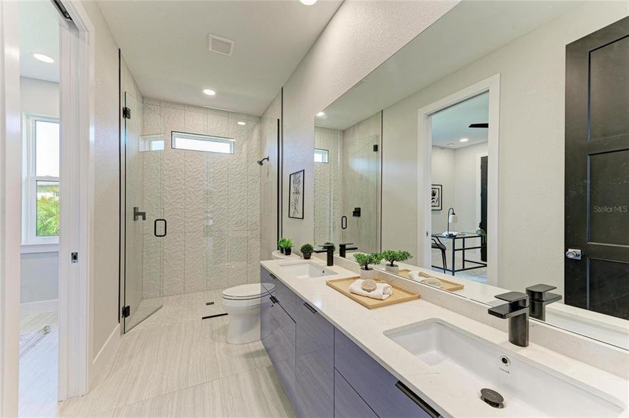 Furnished interior view inside a new home in , Punta Gorda (Image 17). Furnished interior view inside a new home in , Punta Gorda (Image 17).