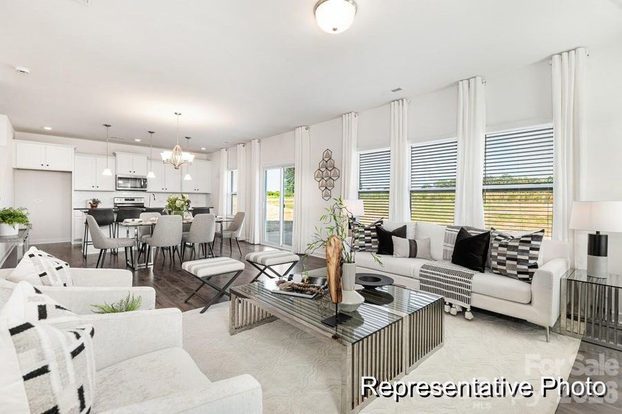 Furnished interior view inside a new home in Eagles Crest, Pageland (Image 13). Furnished interior view inside a new home in Eagles Crest, Pageland (Image 13).