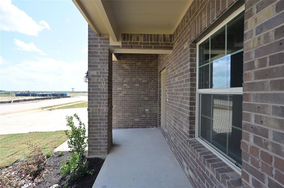 Covered front porch