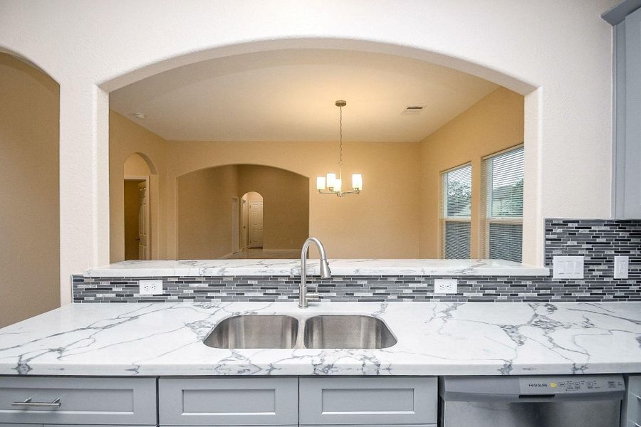 Close-up of interior finishes inside a home in , Houston (Image 13).